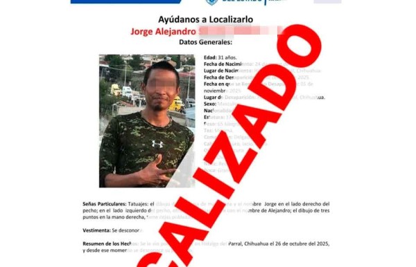 Decide internarse en centro de rehabilitación y lo reportaron desaparecido