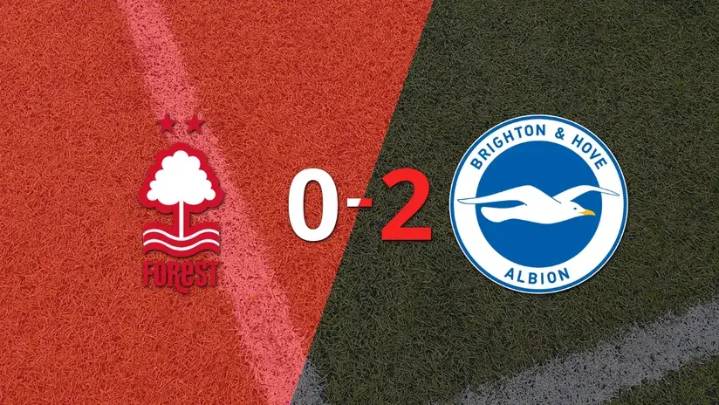 Premier League: Brighton and Hove no da tregua y gana por 2 a 0 sobre Nottingham Forest