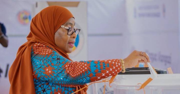 Tanzanian president wins disputed election with more than 97% of the vote