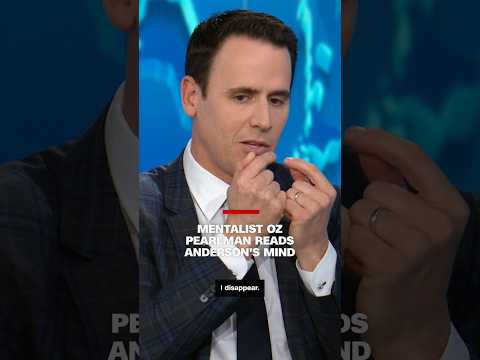 Mentalist Oz Pearlman reads Anderson Cooper's mind