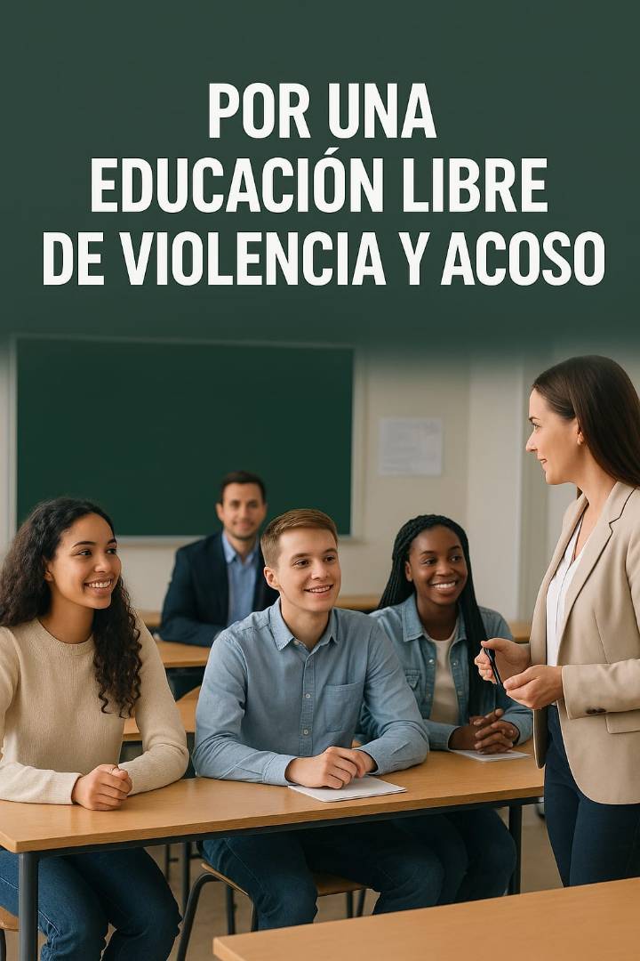 Por una educación libre de violencia y acoso