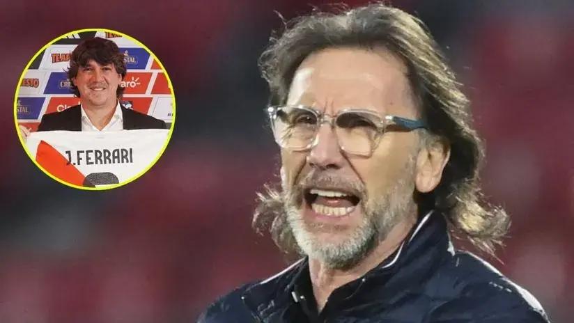 Ricardo Gareca le responde a Jean Ferrari: "Soy el técnico que más dirigió a Perú, pero parece que no puedo opinar"
