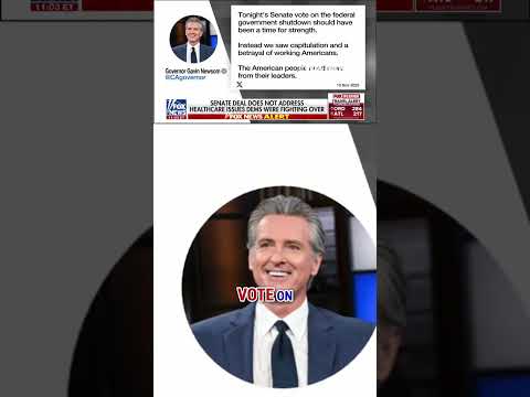 Newsom SHREDS Democrats for ‘betrayal’ #foxnews #news #shorts