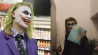 Watch: Manchester City Forward Erling Haaland Takes To The Streets Dressed As Joker, Buys Diaper For His Kid