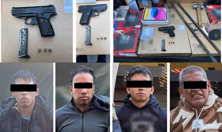 Cae banda robando videojuegos y computadoras en tienda departamental de CDMX