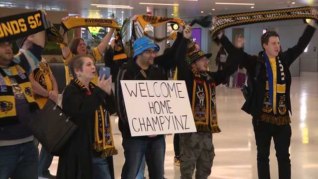 Pittsburgh Riverhounds return to Pa. after USL Championship win in Oklahoma