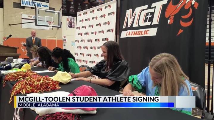 Five McGill-Toolen student-athletes commit to colleges