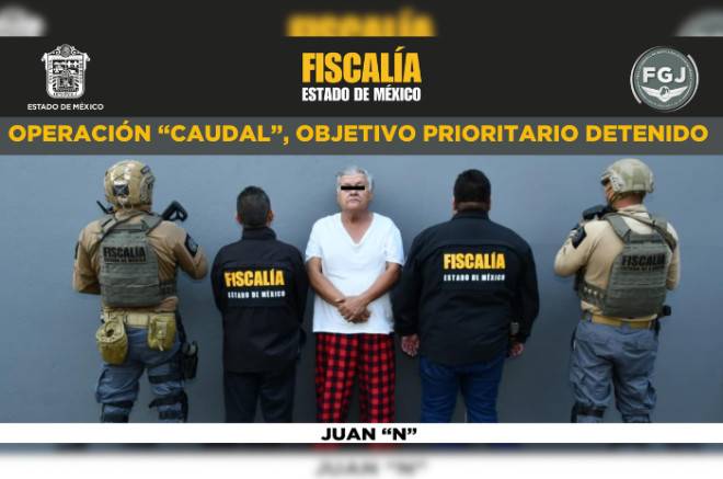 Detienen a líder sindical ligado a red criminal del “huachicoleo” de agua en el Edoméx