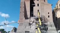 Se derrumba edificación medieval en Roma durante trabajos de restauración