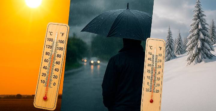 Frente frío y humedad: se viene un viernes con clima extremo en México