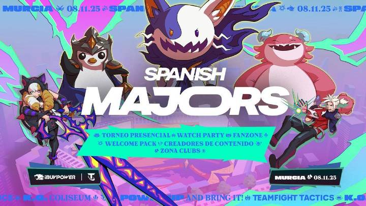 Murcia se prepara para el gran espectáculo de Teamfight Tactics con el segundo Spanish Major