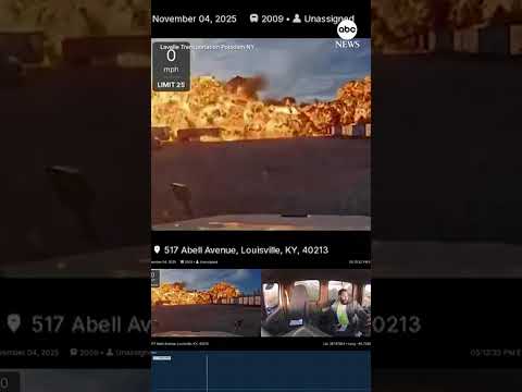 Moment of deadly UPS plane crash captured by dashboard camera