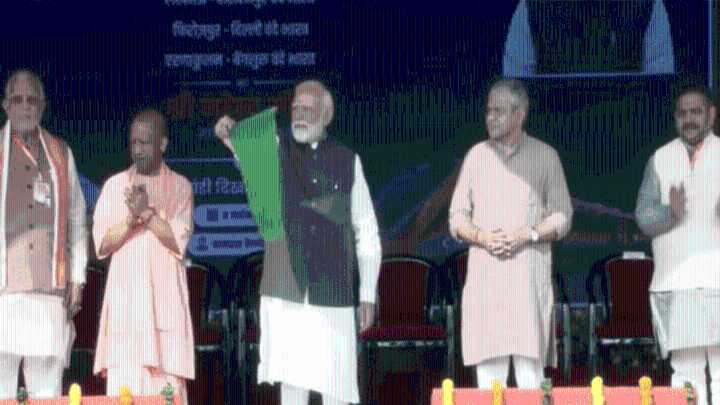 PM Modi flags off 4 Vande Bharat trains in Varanasi