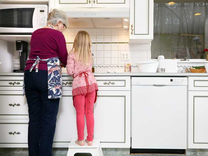 I moved in with my parents when I couldn't afford childcare. As a single mom, they helped me get back on my feet.