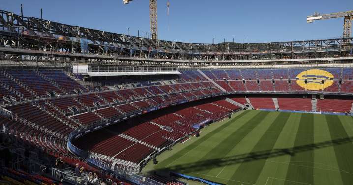 Protesta de los trabajadores del Camp Nou por las «malas» condiciones laborales