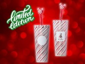 Disney just dropped a new holiday-themed Starbucks tumbler with a Peppermint Swirl design
