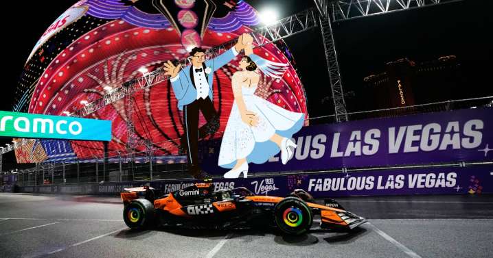 ¡Que viva el amor! Piloto de F1 se transforma en padrino de bodas antes del Gran Premio de Las Vegas (VIDEO)