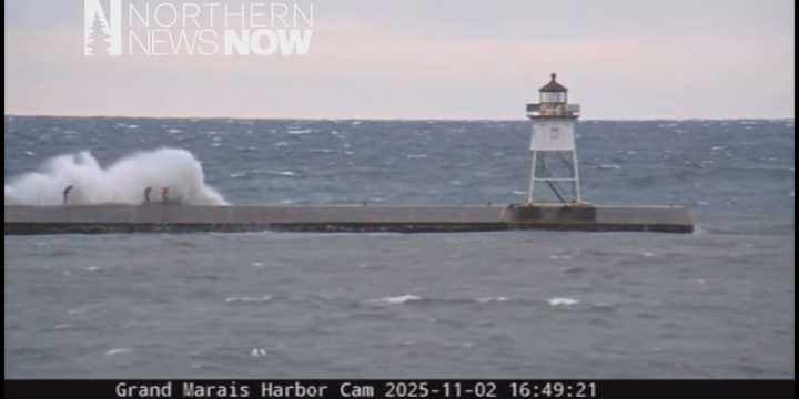 Rescuer shares story of woman swept off Grand Marais pier into Lake Superior