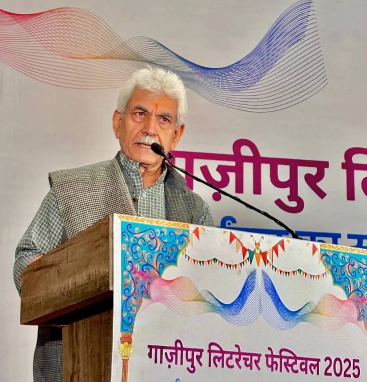 Lieutenant Governor delivers keynote address at Ghazipur Literature Festival