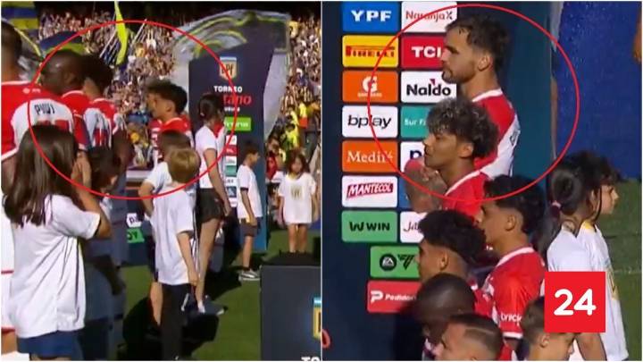 "Situación inusual": Rosario Central y Estudiantes de La Plata protagonizan "una de las imágenes del año"