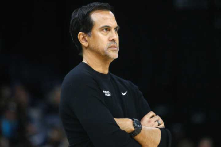 Erik Spoelstra Nearly Chokes Up as Emotional Heat Locker Room Support Emerges After House Fire