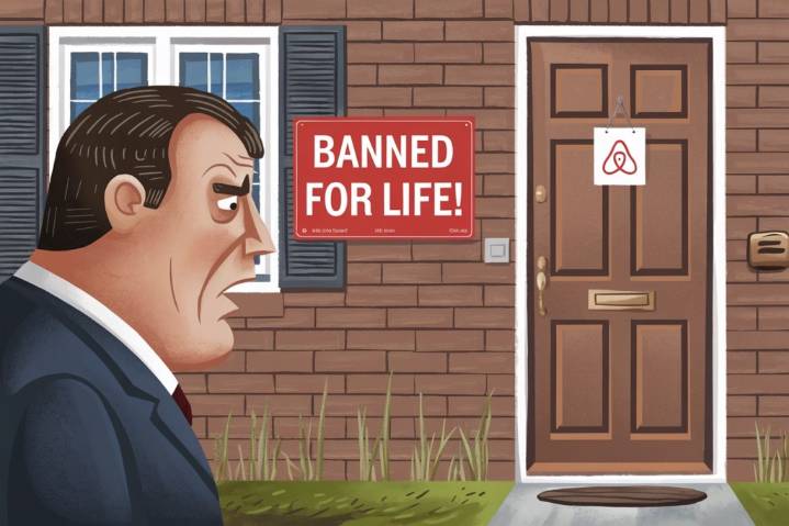 Help! Airbnb banned me for life