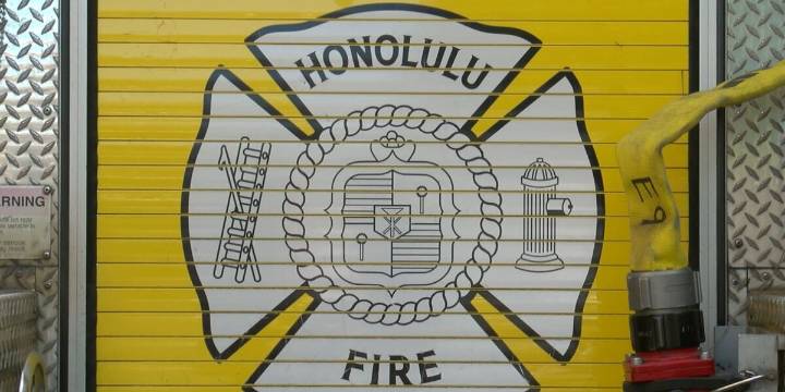 Honolulu firefighters extricated one man from car following crash in Haleiwa