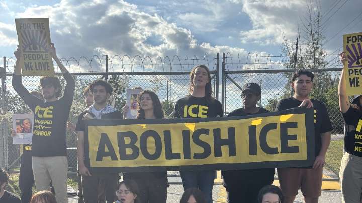 Protesters marched to demand shut down of Krome Detention Center — and then got arrested for trespassing