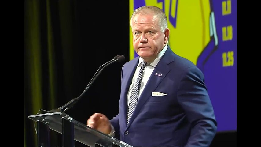 Report: Brian Kelly receives termination letter from LSU; expected to receive full buyout