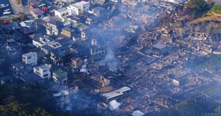 Fire destroys more than 170 buildings in southern Japan, one person missing