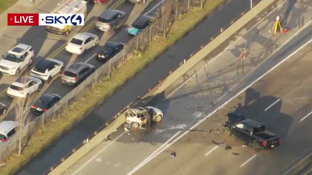 Truck hits disabled sedan on Parkway East; Sedan driver killed