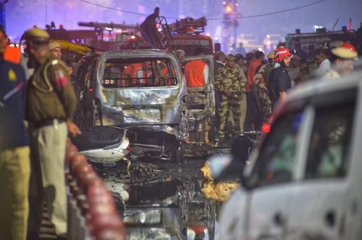 At least 10 dead, many injured after explosion in car near Delhi's Red Fort; city on high alert