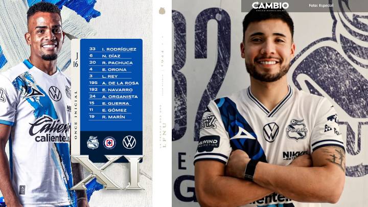 Cristante define alineación del Club Puebla ante Cruz Azul: Nicolás Díaz será capitán
