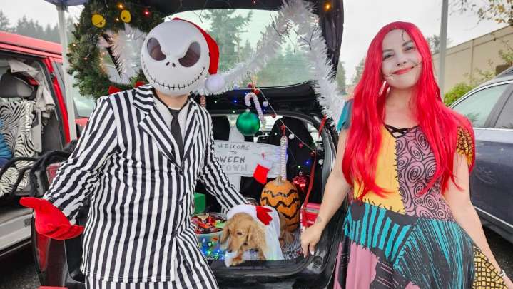 Rain fails to dampen Halloween spirits at annual Trunk R Treat