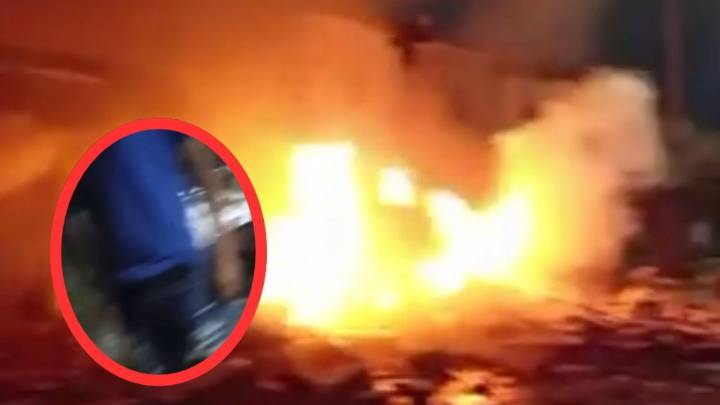 Incendio en Pesquería deja escena devastadora; menor pide auxilio para su madre y hermana