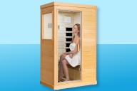 An Infrared Sauna with a Bluetooth Speaker Is Available at Amazon