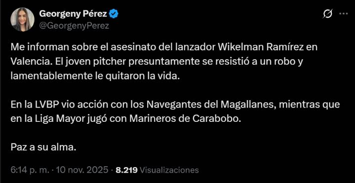 Luto en la LVBP: Mataron a tiros a exjugador del Magallanes, se habría defendido de un robo
