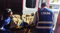Trasladan a hospitales de Guadalajara a dos lesionados del desplome de avioneta en Purépero