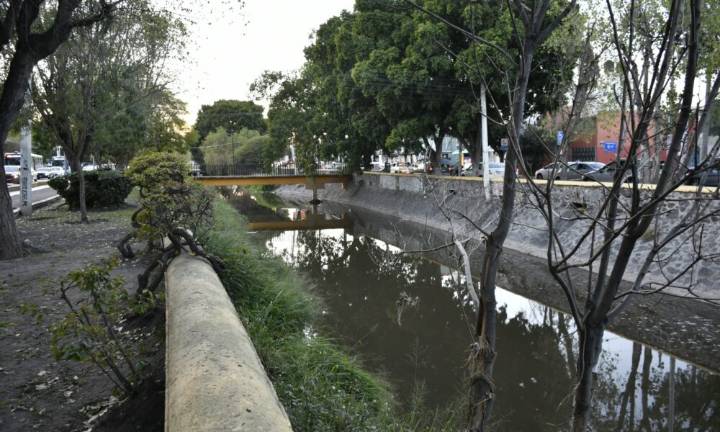 Rescatan bomberos a un hombre que cayó al río Querétaro