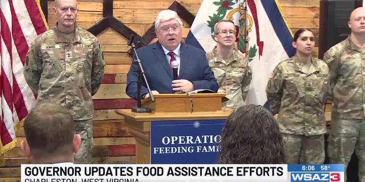 W.Va. Gov. Morrisey updates food assistance efforts