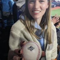 Roots CEO Meghan Roach caught Bo Bichette's home run ball in decisive Game 7