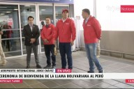 Presidente Jerí participa en la ceremonia de bienvenida de la Antorcha Bolivariana