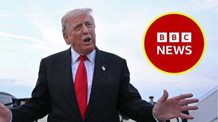 "Periodistas corruptos e inmorales": Trump amenaza a BBC con demanda de 1.000 millones de dólares