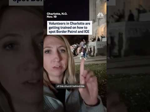Volunteers in Charlotte are getting trained on how to spot Border Patrol and ICE