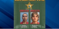 Two arrested in DeSoto County for killing cow