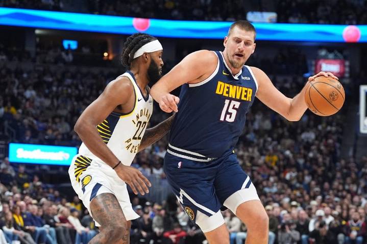 Nikola Jokic has 6th triple-double in 9 games as Nuggets beat Pacers 117