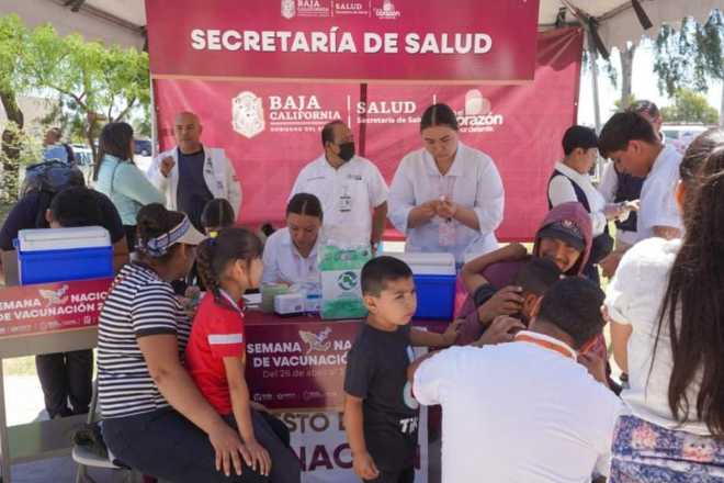 Refuerzan vacunación contra influenza y Covid-19 en BC ante frente frío