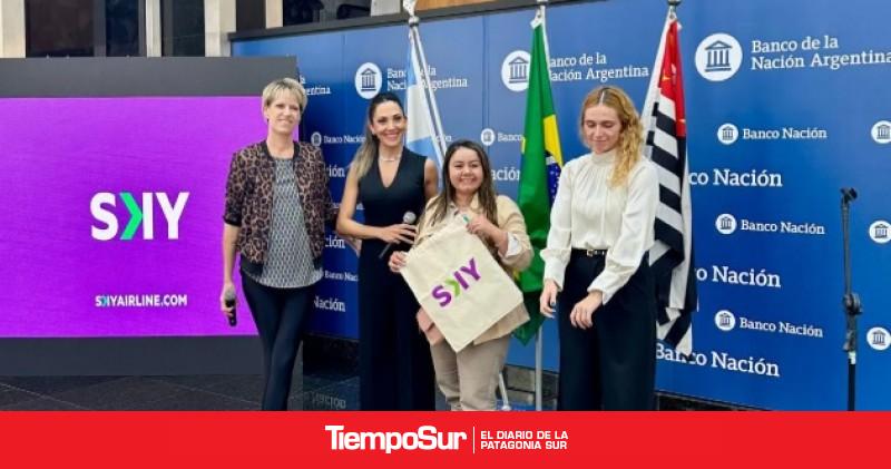 Conectividad Promoción por el vuelo de SKY, que conectará El Calafate con San Pablo y Santiago
