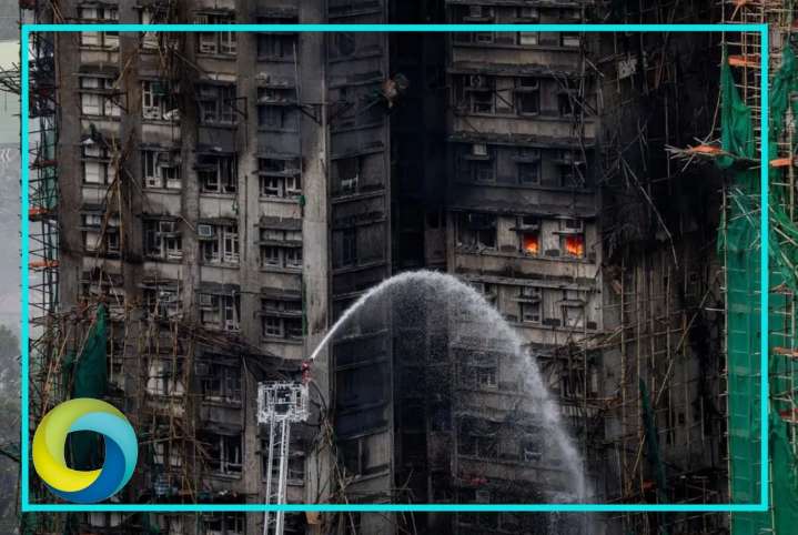 Suman 75 muertos y 279 desaparecidos por incendio en Hong Kong