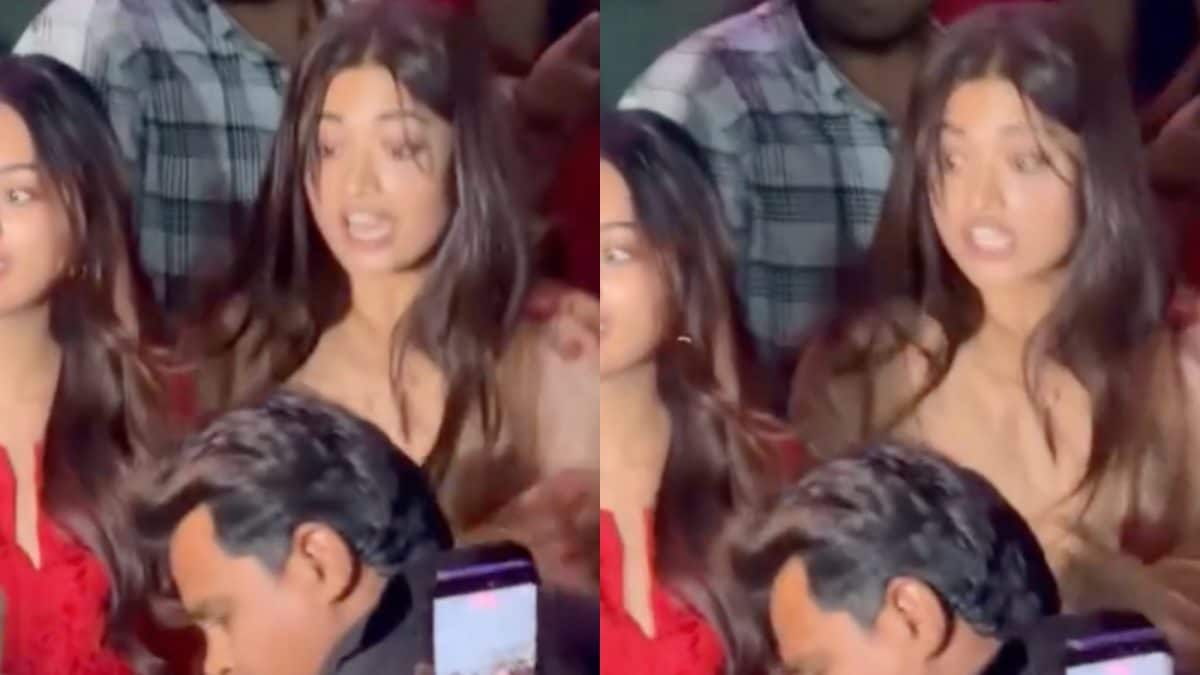 Rashmika Mandanna Stops Bouncer From Pushing Female Fan For Selfie, Wins Hearts